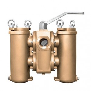 Filtro de Canasta Duplex Bronce al Aluminio DS 596-AB